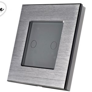 Wise daljinski prekidač - transmiter - 2 tastera - aluminijumski panel - Slika 1