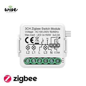 Wise Zigbee modul prekidač SK 3 kanala, WSHP33-Z - Slika 1